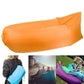 Frendorf | Aufblasbares Lounger Polyestergewebe Kompressionsluftkissentsofa für Strand / Reisen / Gastgewerbe / Angeln, Größe: 185cm x 75cm x 50cm, Normale Qualität (Orange)