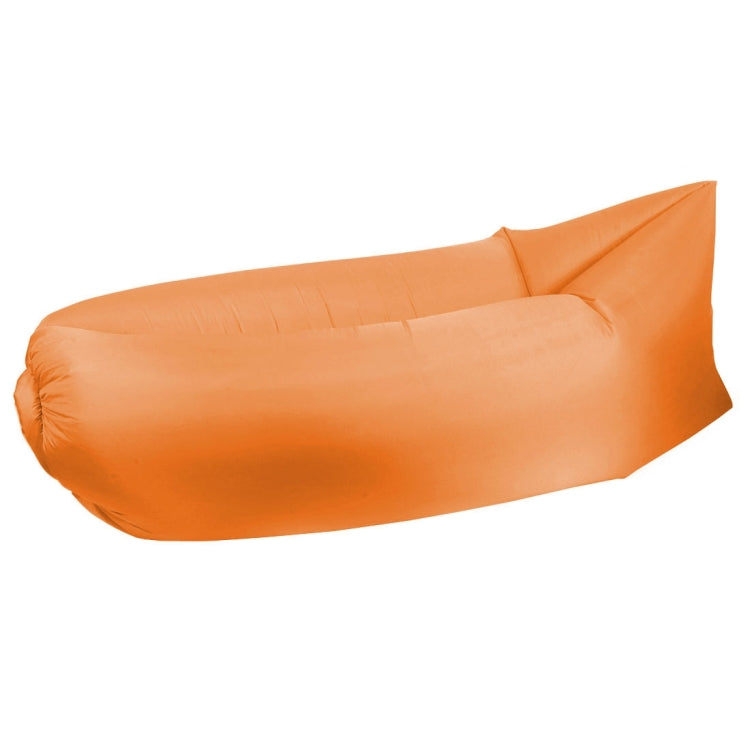 Frendorf | Aufblasbares Lounger Polyestergewebe Kompressionsluftkissentsofa für Strand / Reisen / Gastgewerbe / Angeln, Größe: 185cm x 75cm x 50cm, Normale Qualität (Orange)