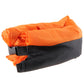 Frendorf | Aufblasbares Lounger Polyestergewebe Kompressionsluftkissentsofa für Strand / Reisen / Gastgewerbe / Angeln, Größe: 185cm x 75cm x 50cm, Normale Qualität (Orange)