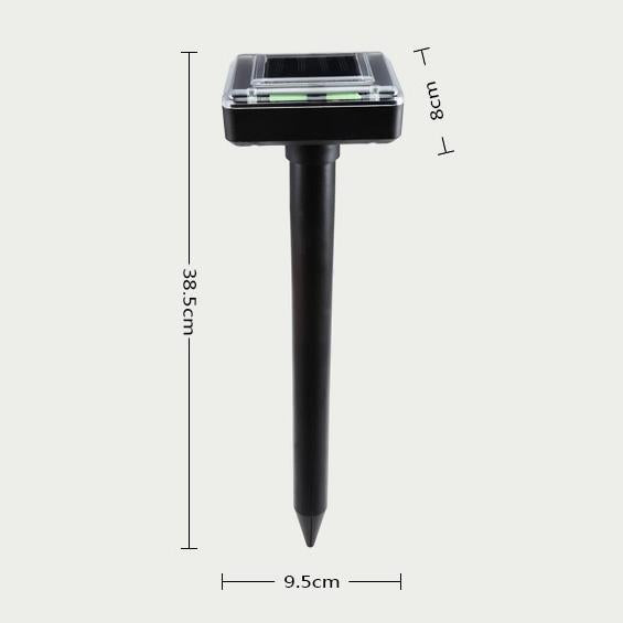 Frendorf | 2 Stück Solarbetriebene Ultraschall Schlangenabwehr, Maulwurfabwehr, Gopherabwehr