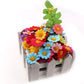 100 Stück 2,5 cm Mini-Gänseblümchen Dekorative Künstliche Blumen