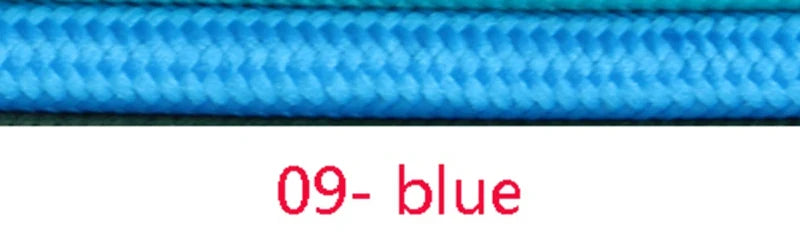 Frendorf | 3-adriges Stoffgeflecht Elektronikdraht – 250V 0.75mm² Flexibles Stromkabel für Vintage Pendelleuchten, Bunte Textilisolierte Schnur