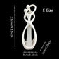 Frendorf | LoveSculpt Sandstein Liebhaber Statue | Hochzeitsdeko | Valentinstag Geschenk | Romantische Heimdekoration