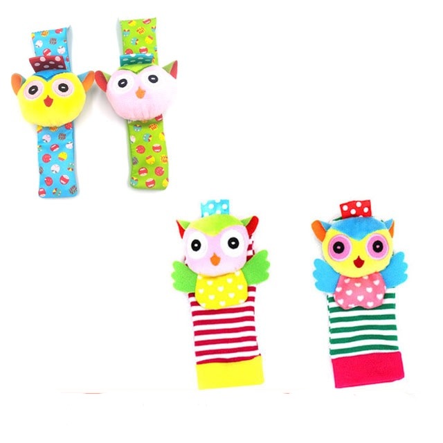 Frendorf | Sensorik-Rassel-Set für Babys mit Hand- und Fußspiel – WackelSpaß (1 kaufen, 1 gratis)