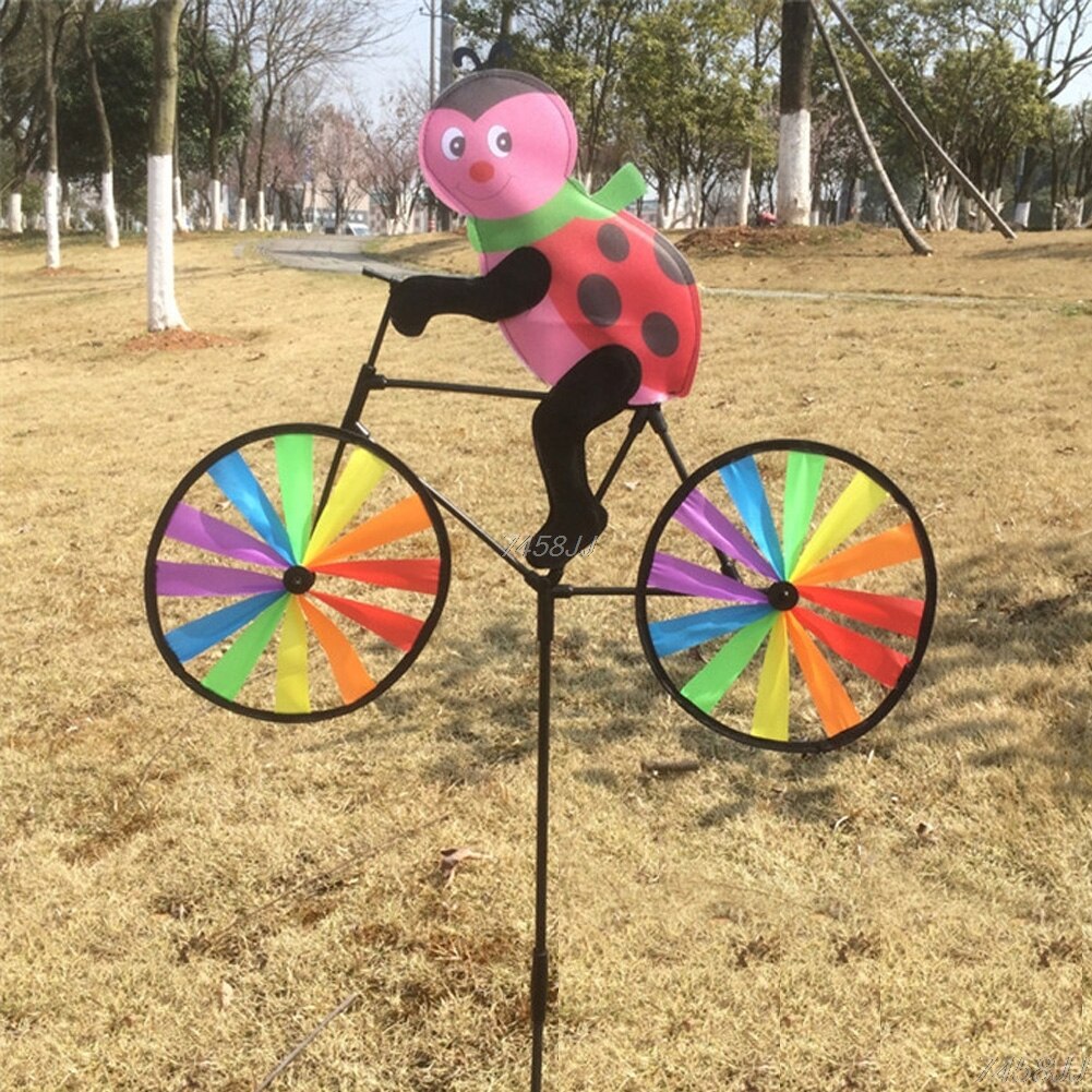 Tier-Fahrrad-Windspinner: Outdoor-Dekoration