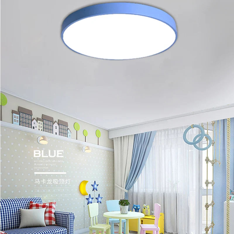 moderne LED-Deckenleuchte - ultradünne fernbedienbare Leuchte für Wohnzimmer und Schlafzimmer