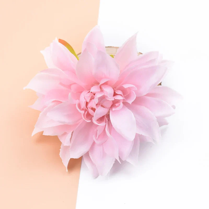 Frendorf | 10 Stück Künstliche Seiden-Gerbera Blumen – DIY Dekorative Stempel Köpfe für Hochzeit, Zuhause, Valentinstag und Bastelprojekte