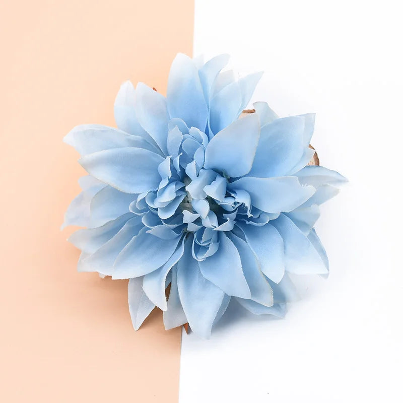 Frendorf | 10 Stück Künstliche Seiden-Gerbera Blumen – DIY Dekorative Stempel Köpfe für Hochzeit, Zuhause, Valentinstag und Bastelprojekte