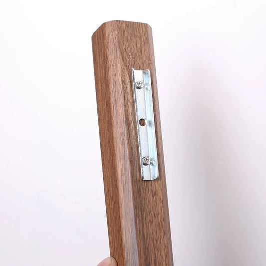 Handgefertigte Massivholz-Wandvase