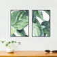 Frendorf | GreenLuxe Moderne Nordische Pflanzenleinwand | Leinwandbild | Wandkunst | Deko für Zuhause