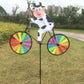 Tier-Fahrrad-Windspinner: Outdoor-Dekoration