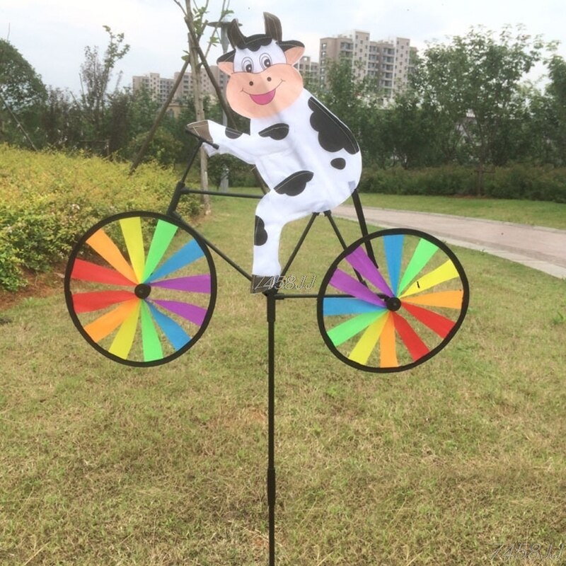 Tier-Fahrrad-Windspinner: Outdoor-Dekoration