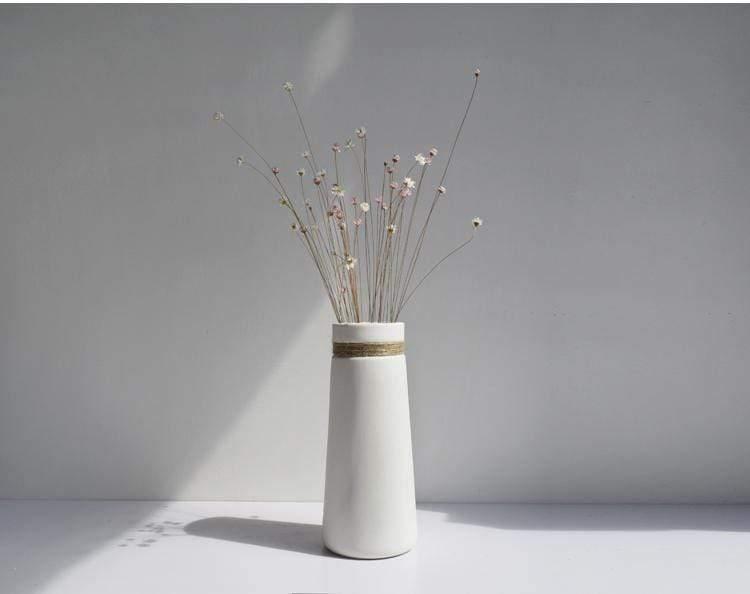Frendorf | ClayMatte Moderne Keramik Blumenvase | Mattes Finish | Dekoration für Zuhause