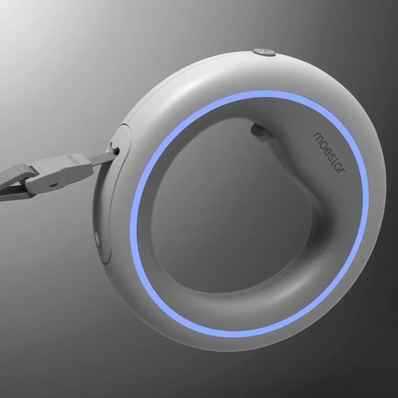 Frendorf | Hundefreund - Verstellbare intelligente Leine mit LED-Beleuchtung für sichere Spaziergänge