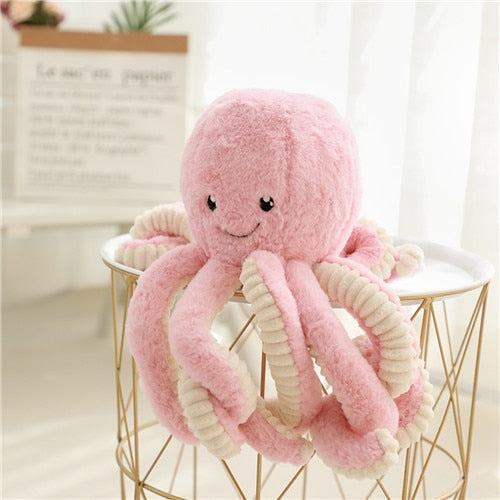 Kinder Kuschl-Oktopus Plüschspielzeug –weich und zum Kuscheln für alle Altersgruppen