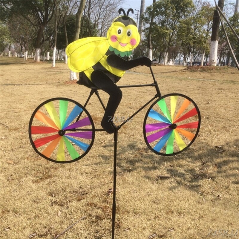 Tier-Fahrrad-Windspinner: Outdoor-Dekoration
