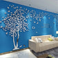 3D Baum Acryl Spiegel Wandaufkleber Decals DIY Kunst TV Hintergrund Wand Poster Home Dekoration Schlafzimmer Wohnzimmer Wandaufkleber