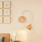 LED-Wandlampen aus Holz