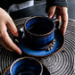 Frendorf | LagunaGlow Keramik-Tassen Set | Handgefertigte Kaffeetassen | Hochwertige Espresso- und Teetassen