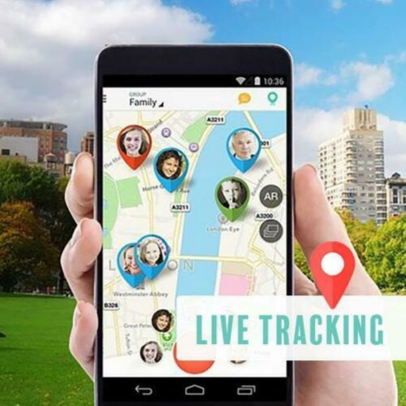 Frendorf | Mini-GPS-Tracker für Kinder – Mini-GPS-Trackinggerät für Haustiere, Kinder, Auto und mehr