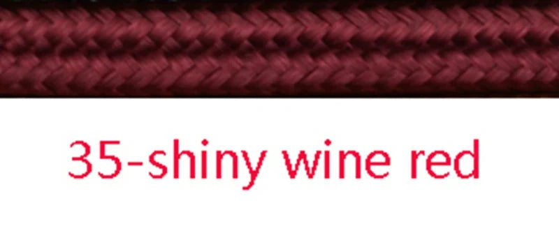 Frendorf | 3 Kern Vintage Textilkabel – Bunte Gewebte Stromkabel für Beleuchtungsprojekte (3m, 5m, 10m)