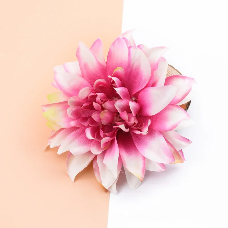 Frendorf | 10 Stück Künstliche Seiden-Gerbera Blumen – DIY Dekorative Stempel Köpfe für Hochzeit, Zuhause, Valentinstag und Bastelprojekte