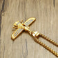 Rhinestone Ahura Mazda Zoroastrian Anhänger Halskette