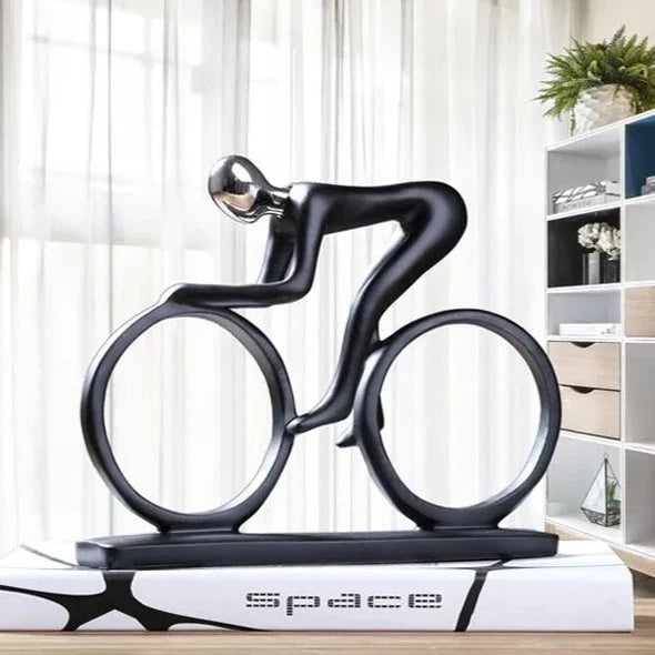Radfahrer Figurine Skulptur