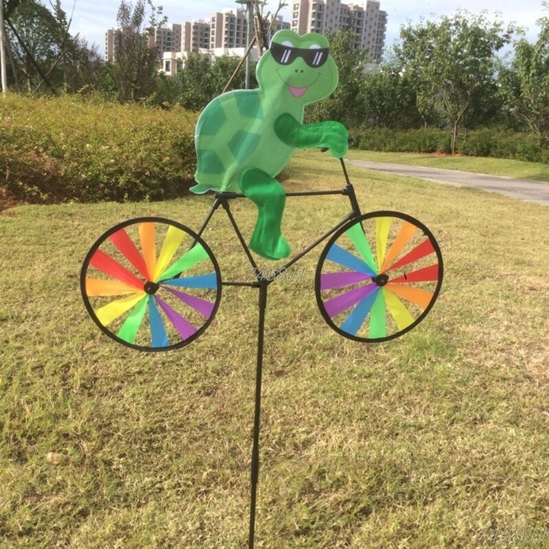 Tier-Fahrrad-Windspinner: Outdoor-Dekoration
