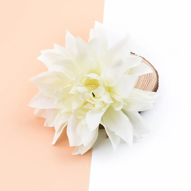 Frendorf | 10 Stück Künstliche Seiden-Gerbera Blumen – DIY Dekorative Stempel Köpfe für Hochzeit, Zuhause, Valentinstag und Bastelprojekte