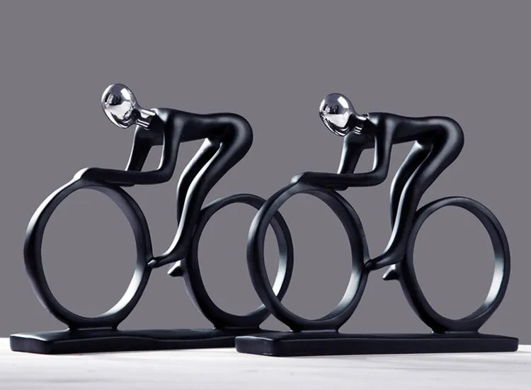 Radfahrer Figurine Skulptur