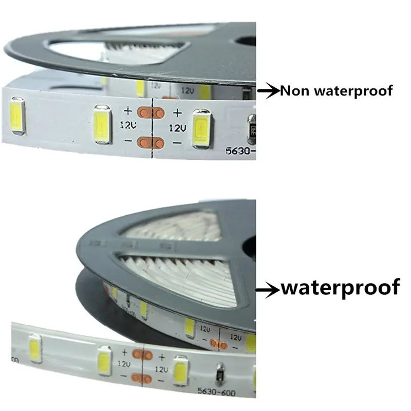 Wasserdichtes 5M LED-Streifenlicht in Warm- und Kaltweiß
