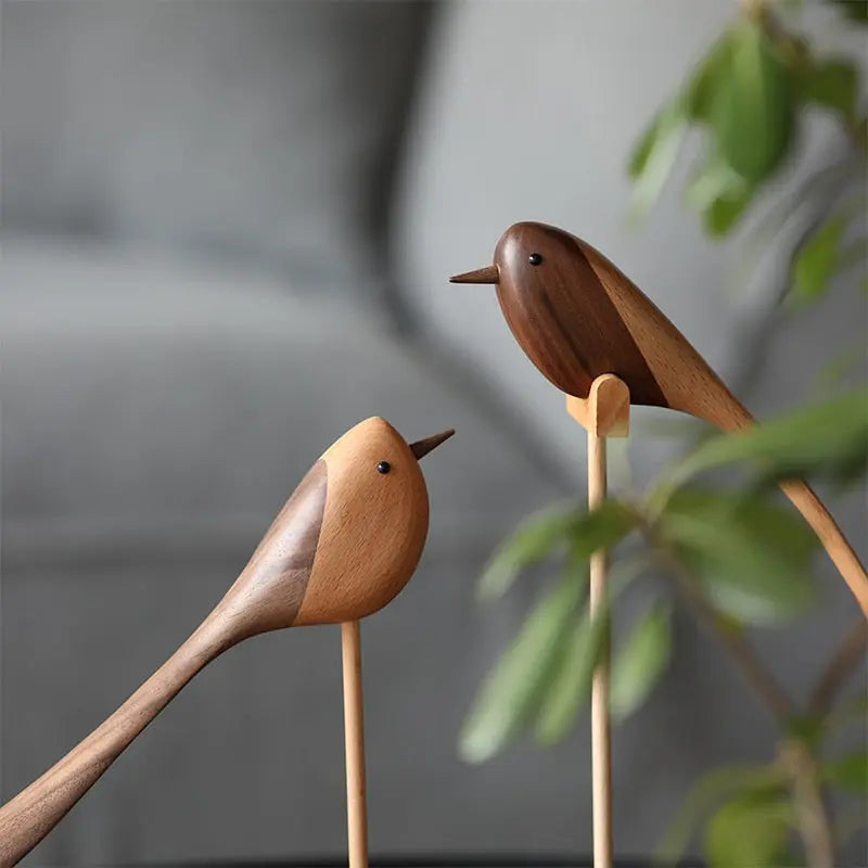 Dänische Holzvögel