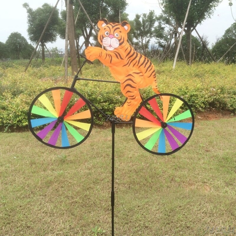Tier-Fahrrad-Windspinner: Outdoor-Dekoration