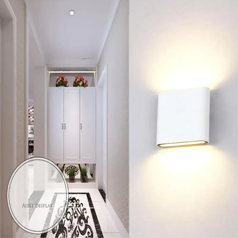 Outdoor Wasserdicht IP65 LED Veranda Lichter – Moderne Dual-Head Wandlampe