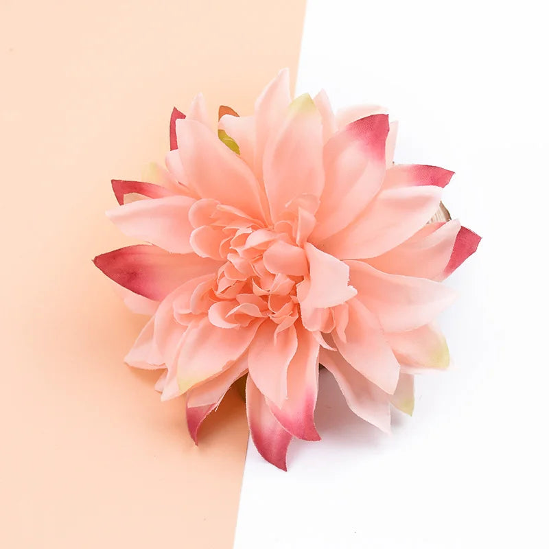 Frendorf | 10 Stück Künstliche Seiden-Gerbera Blumen – DIY Dekorative Stempel Köpfe für Hochzeit, Zuhause, Valentinstag und Bastelprojekte