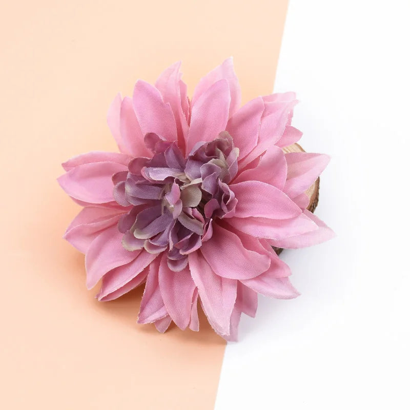 Frendorf | 10 Stück Künstliche Seiden-Gerbera Blumen – DIY Dekorative Stempel Köpfe für Hochzeit, Zuhause, Valentinstag und Bastelprojekte