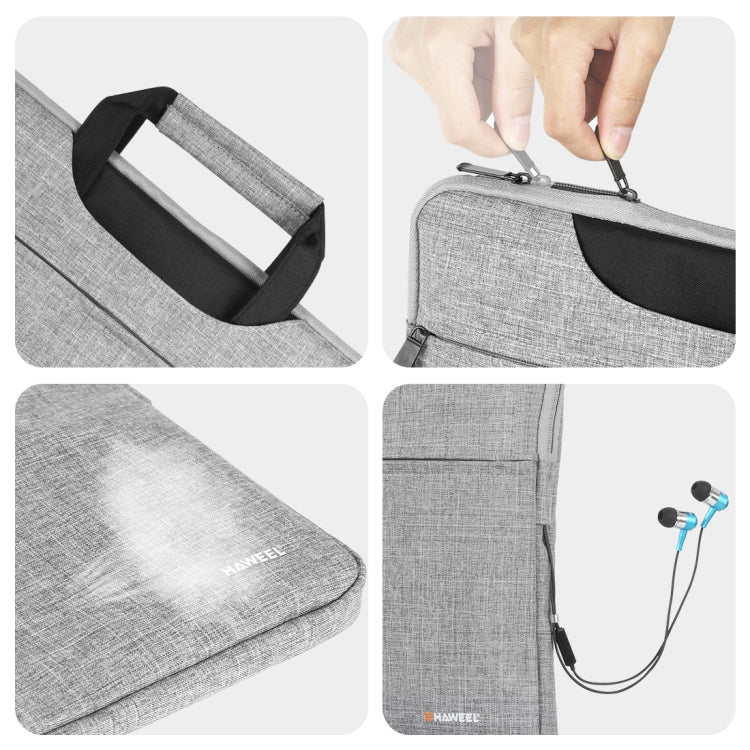 Frendorf | HAWEEL 13,3 Zoll Laptop-Handtasche, Für Macbook, Samsung, Lenovo, Sony, DELL Alienware, CHUWI, ASUS, HP, 13,3 Zoll und kleinere Laptops (Grau)