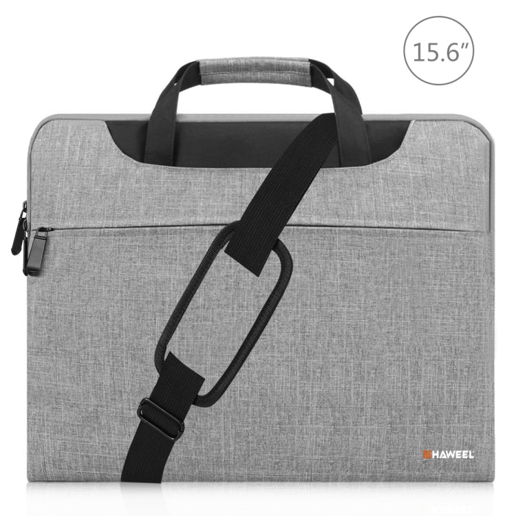 Frendorf | HAWEEL 15.6 Zoll Laptop-Handtasche, für Macbook, Samsung, Lenovo, Sony, DELL Alienware, CHUWI, ASUS, HP, 15.6 Zoll und kleinere Laptops (Grau)