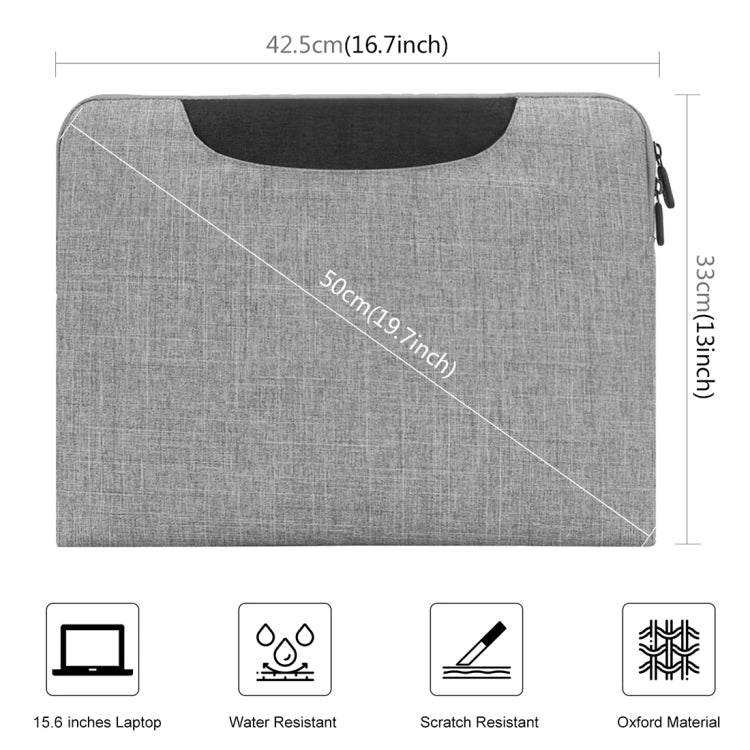Frendorf | HAWEEL 15.6 Zoll Laptop-Handtasche, für Macbook, Samsung, Lenovo, Sony, DELL Alienware, CHUWI, ASUS, HP, 15.6 Zoll und kleinere Laptops (Grau)