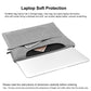 Frendorf | HAWEEL 15.6 Zoll Laptop-Handtasche, für Macbook, Samsung, Lenovo, Sony, DELL Alienware, CHUWI, ASUS, HP, 15.6 Zoll und kleinere Laptops (Grau)