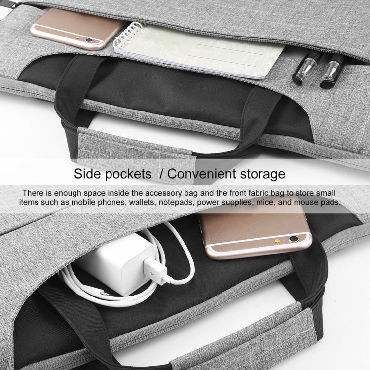 Frendorf | HAWEEL 15.6 Zoll Laptop-Handtasche, für Macbook, Samsung, Lenovo, Sony, DELL Alienware, CHUWI, ASUS, HP, 15.6 Zoll und kleinere Laptops (Grau)