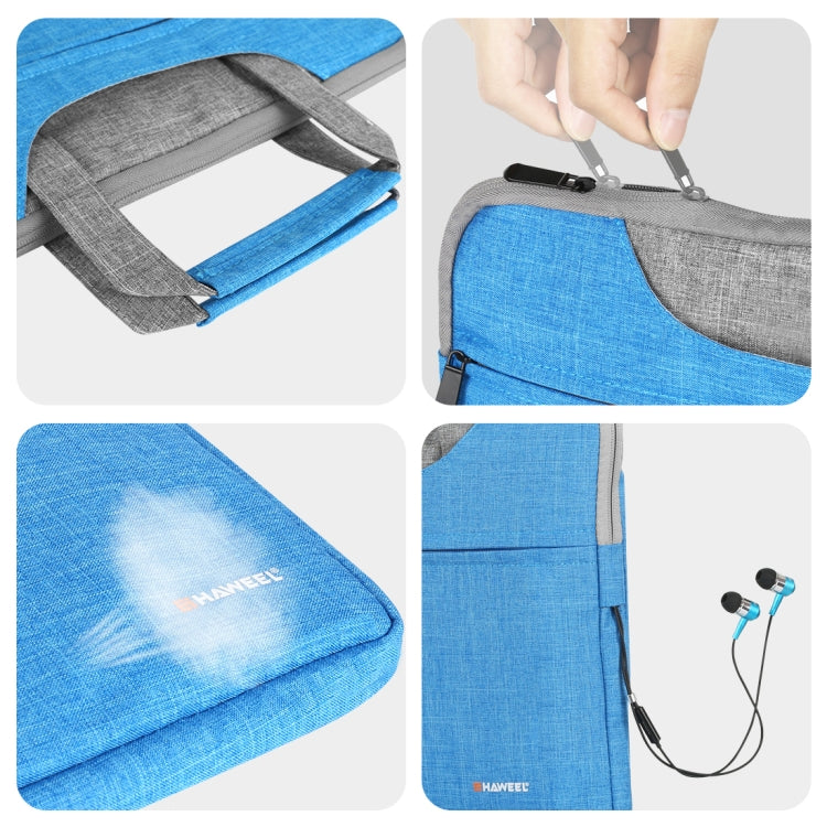 Frendorf | HAWEEL 15.6 Zoll Laptop Handtasche, Für Macbook, Samsung, Lenovo, Sony, DELL Alienware, CHUWI, ASUS, HP, 15.6 Zoll und kleinere Laptops (Blau)
