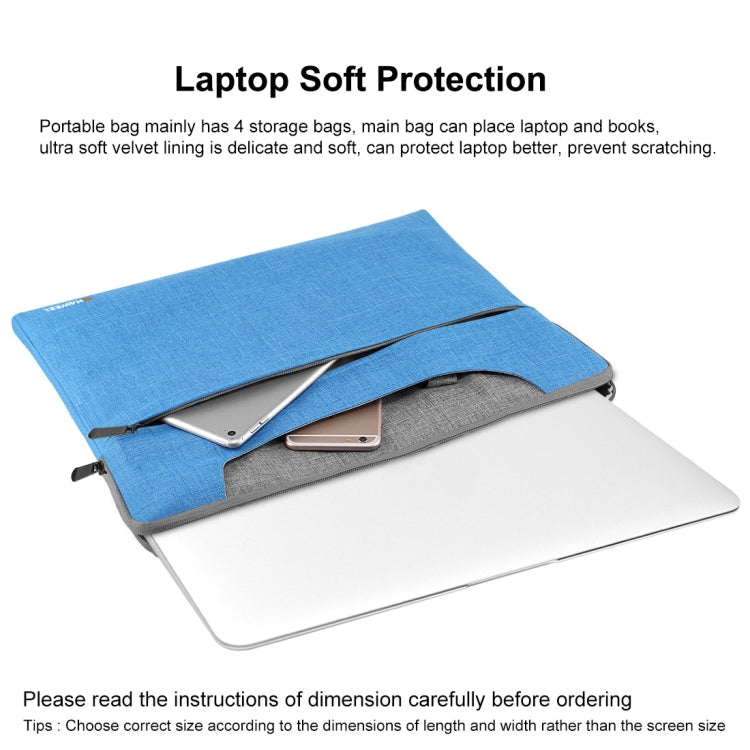 Frendorf | HAWEEL 15.6 Zoll Laptop Handtasche, Für Macbook, Samsung, Lenovo, Sony, DELL Alienware, CHUWI, ASUS, HP, 15.6 Zoll und kleinere Laptops (Blau)