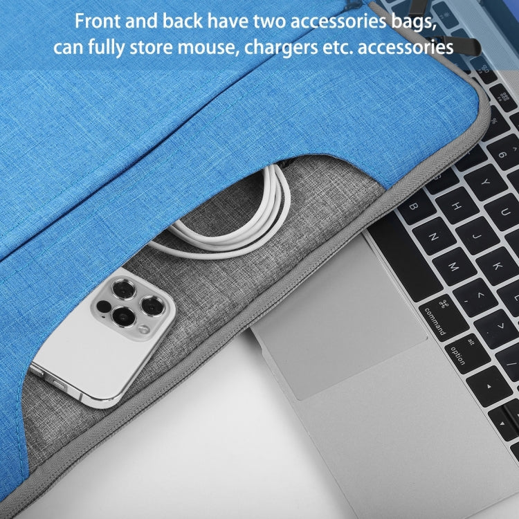 Frendorf | HAWEEL 15.6 Zoll Laptop Handtasche, Für Macbook, Samsung, Lenovo, Sony, DELL Alienware, CHUWI, ASUS, HP, 15.6 Zoll und kleinere Laptops (Blau)
