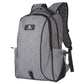 Frendorf | HAWEEL 14W Faltbarer Abnehmbarer Solar Power Outdoor Tragbarer Canvas Dual Shoulder Laptop Rucksack, USB-Ausgang: 5V 2.1A Max(Grau)