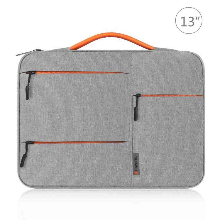 Frendorf | HAWEEL 13,0 Zoll Sleeve Case Reißverschluss Aktentasche Laptop Handtasche Für Macbook, Samsung, Lenovo Thinkpad, Sony, DELL Alienware, CHUWI, ASUS, HP, 13 Zoll - 13,5 Zoll Laptops (Grau)