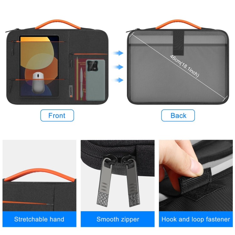 Frendorf | HAWEEL 15,0 Zoll Sleeve Case Reißverschluss Aktentasche Laptop Handtasche für Macbook, Samsung, Lenovo Thinkpad, Sony, DELL Alienware, CHUWI, ASUS, HP, 15,0 Zoll - 16,0 Zoll Laptops (Schwarz)