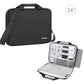 Frendorf | HAWEEL 13,0 Zoll-14,0 Zoll Aktentasche Umhängetasche Laptop Tasche Für Macbook, Lenovo Thinkpad, ASUS, HP (Schwarz)