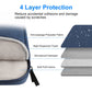 Frendorf | HAWEEL 33.0 cm-35.6 cm Aktentasche Umhängetasche Laptop Tasche für Macbook, Lenovo Thinkpad, ASUS, HP (Marineblau)